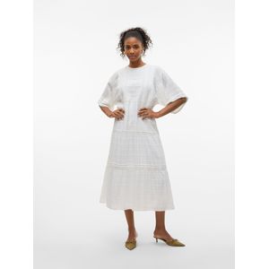 Vmbertine - Lange Jurk - Maxi Lengte - Mouwloos - Kanten Detail