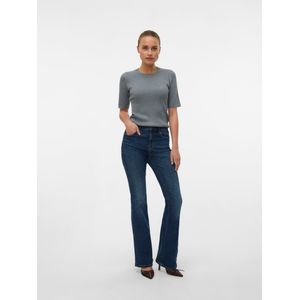 Vmgigi - Flared Fit Jeans - High Rise - Stonewash