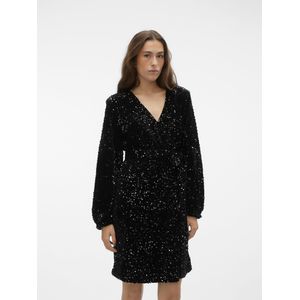 Vmbella - Korte Jurk - Feestjurk - V-Hals - Lange Mouwen