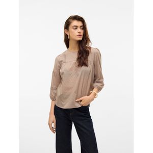 Blouse - Vmtrine Top - Mouwloos - Kanten Detail - Standard Fit