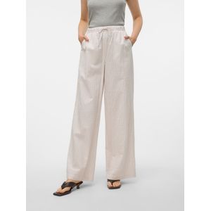 Vmmolly - Broek met Wijde Pijpen - Lang - Regular Fit - Verstelbare Taille