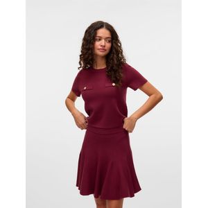 Vmkristin - Gebreide Pullover - O-hals - Regular Fit - Knoop Detail