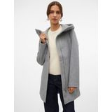 Vmpopliva - Jas - Biker Kraag - Lange Mouwen - Riemsluiting - Voorzakken met Drukknoopsluiting