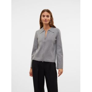 Awhanna - Gebreid Vest - Licht - Lange Mouwen - Regular Fit