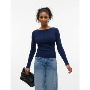 Vmgold - Gebreide Pullover - Slim Fit - Lange Mouwen - Open Rug