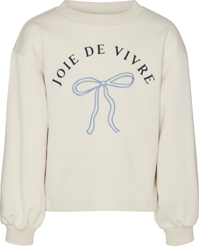 VERO MODA - Sweatshirt - Grijs - Hoge Hals - Lange Mouwen