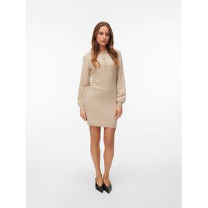 Vmarlet - Midi-jurk - Gebreide Jurk - Lange Mouwen - Bodycon Fit