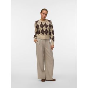 Vmhalo - Gebreid Vest - O-hals - Lange Mouwen - Knoopsluiting - Regular Fit