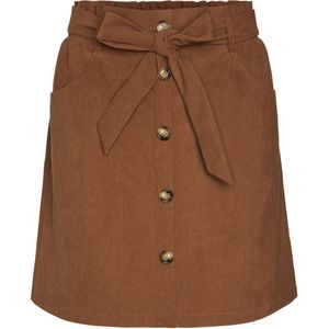 Vmcvilja High Waist Korte Corduroy Rok