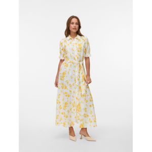 Vmgry - Lange Jurk - Gebloemd - Maxi Lengte - Regular Fit