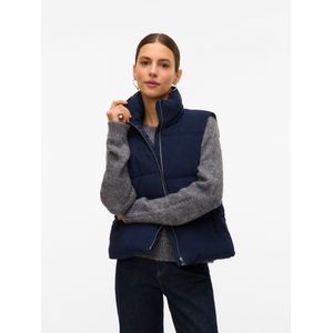 Vmdebra - Gilet - Gewatteerd - Mouwloos - Hoge Hals - Kort