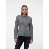 Gebreide Pullover - O-hals - Lange Mouwen - Regular Fit