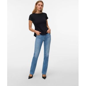 Vmella Mid Rise Straight Fit Jeans