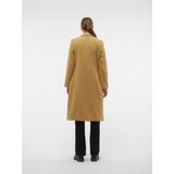 Vmanna - Faur Fux - Jas - Omkeerbaar - Lang - Knoopsluiting met Dubbele Knopenrij