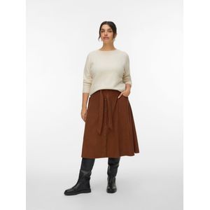 Vmvilja Corduroy High Waist Midi-rok