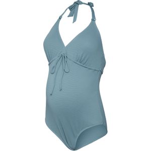 MAMALICIOUS Zwangerschapsbadpak MLLORA Blauwgrijs