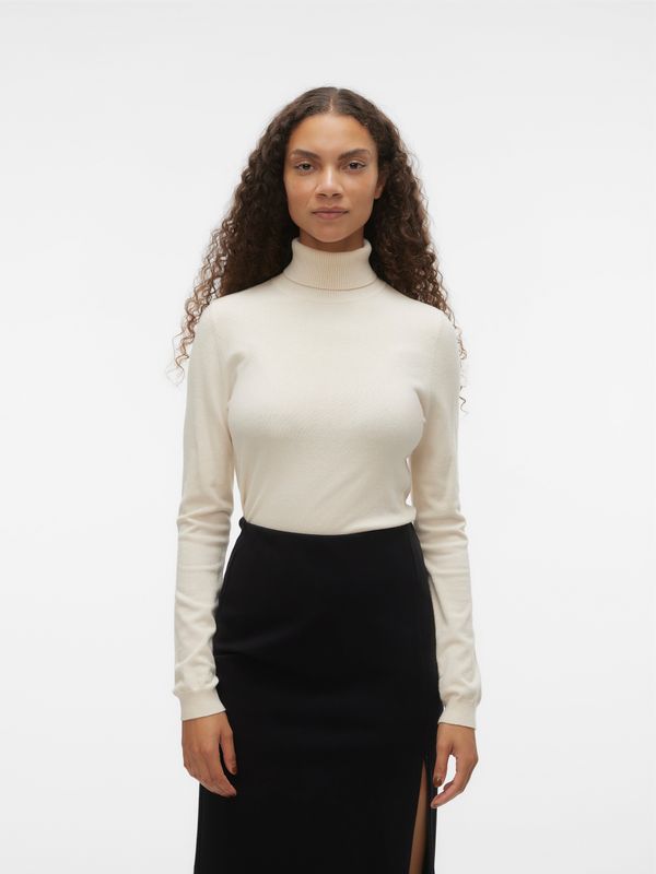 Vmhappiness - Gebreide Pullover - Rolkraag - Lange Mouwen - Tight Fit