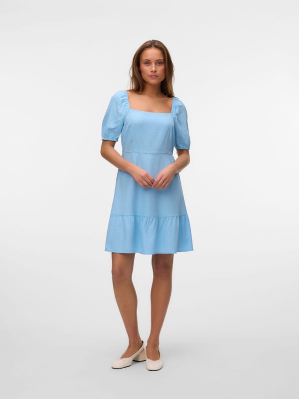 Vmmymilo - Korte Jurk - Regular Fit - Vierkante Hals - Korte Mouwen