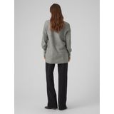 Vmanjastinna - Gebreide Pullover - V-Hals - Lange Mouwen - Ballonmouwen