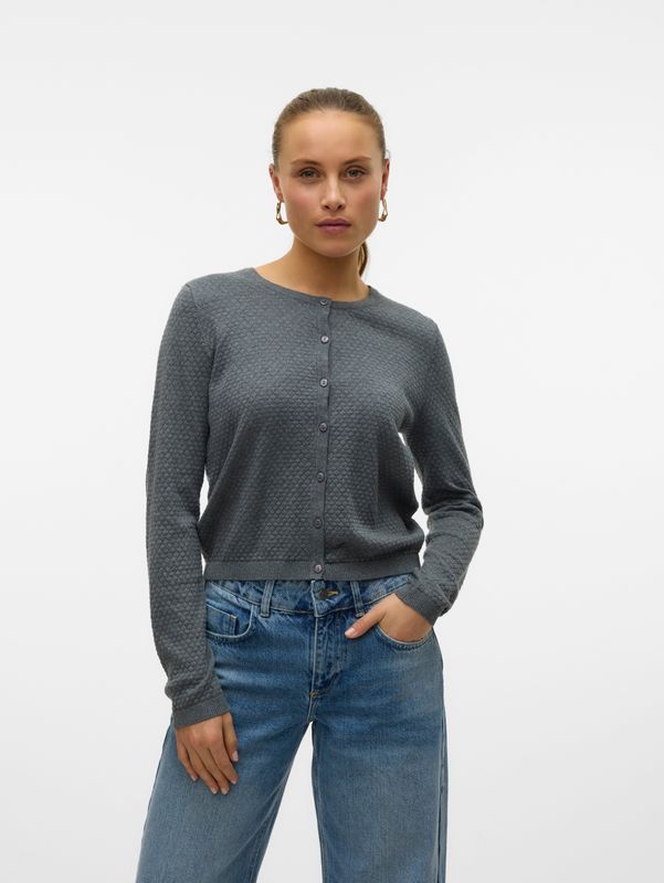 Vmcare - Gebreid Vest - O-hals - Korte Mouwen - Regular Fit