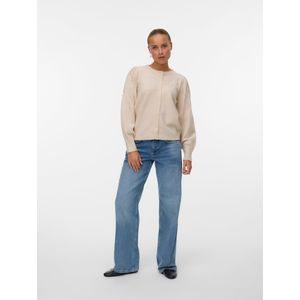 Awlila - Gebreid Vest - O-hals - Lange Mouwen - Regular Fit