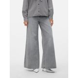 Vmannet Mid Waist Wide Leg Fit Jeans