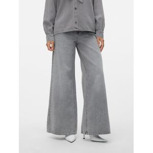 Vmannet Mid Waist Wide Leg Fit Jeans