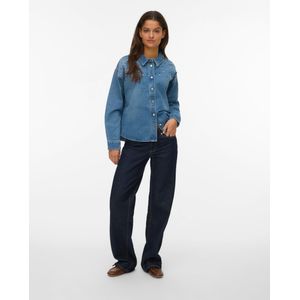 Vmpixie - Denim Overhemd - Lange Mouwen - Loose Fit