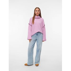 Awella - Gebreide Pullover - Oversized Fit - Rolkraag - Lange Mouwen