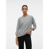 Vmapolina - Gebreide Pullover - 7/8 Mouwen - Boothals
