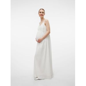 Vmmkiva - Zwangerschapsjurk - Maxi Lengte - Mouwloos - V-Hals