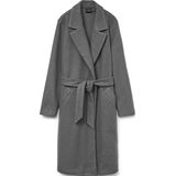 Jas - Revers - Regular Mouwen - Onder de Knie - 50% Polyester - 50% Gerecycled Polyester