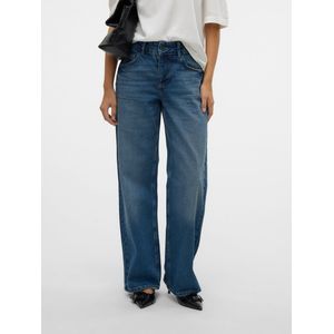 Snrancy Mid Waist Wide Leg Fit Jeans