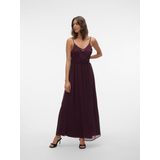 Vmolivia - Lange Jurk - Maxi - Mouwloos - V-Hals - Elegant Kant Detail