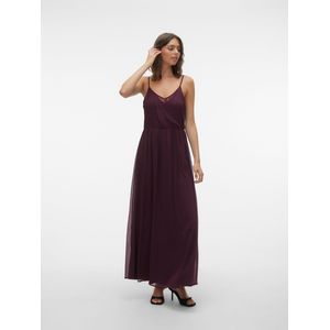 Vmolivia - Lange Jurk - Maxi - Mouwloos - V-Hals - Elegant Kant Detail