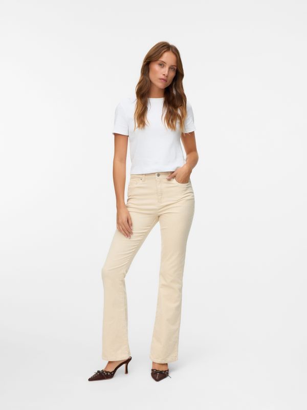 Vmsiga - High Rise - Corduroy Broek - Flared Fit