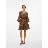 VERO MODA Jurk  bruin