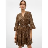 VERO MODA Jurk  bruin