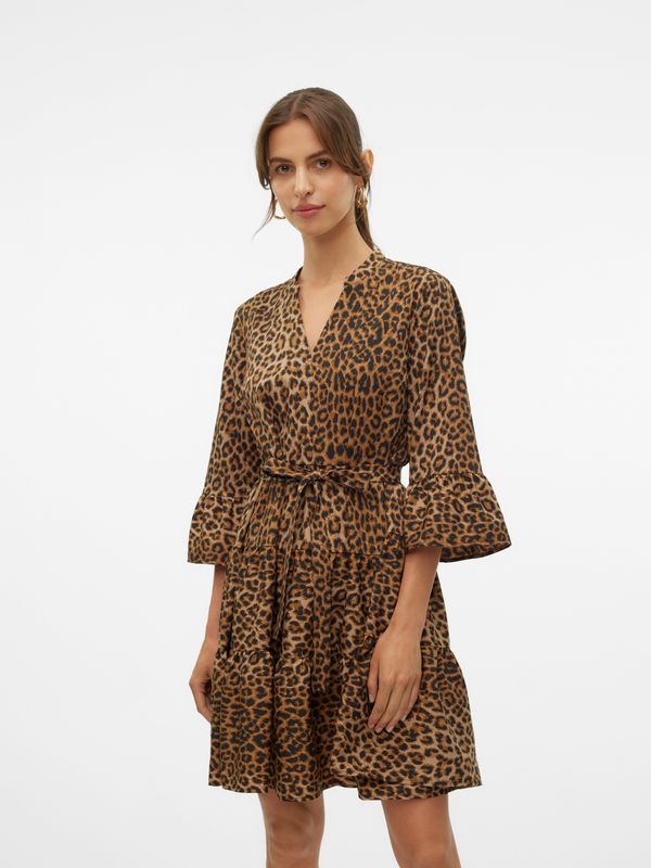 VERO MODA Jurk  bruin