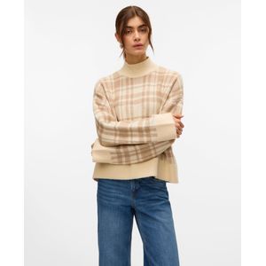 Vmmaira - Gebreide Pullover - Hoge Hals - Lange Mouwen - Regular Fit