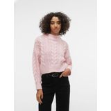 Vmdream - Gebreide Pullover - Hoge Hals - Lange Mouwen - Ballonmouwen