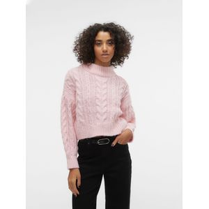 Vmdream - Gebreide Pullover - Hoge Hals - Lange Mouwen - Ballonmouwen