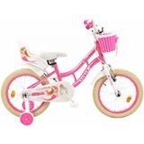 2Cycle Zeemeermin - Roze - Meisjesfiets 4 tot 6 jaar kinderfiets