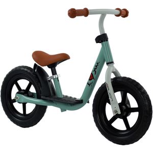 Sajan Loopfiets - Balance Bike - Jongens en Meisjes - Loopfiets 2 Jaar - Buitenspeelgoed - Olijfgroen