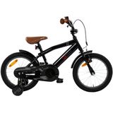 2Cycle BMX-Fun - Zwart - Jongensfiets 4 tot 6 jaar kinderfiets