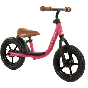 Sajan Loopfiets - Balance Bike - Jongens en Meisjes - Loopfiets 2 Jaar - Buitenspeelgoed - Mat-Donkerroze