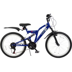 2Cycle Cobra MTB - 24 inch - 18-speed - Blauw