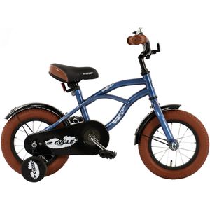 2Cycle Cruiser - Kinderfiets - 12 inch - Blauw - Jongensfiets - 12 inch fiets kinderfiets