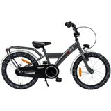 2Cycle Nitro - Antraciet - Jongensfiets 5 tot 7 jaar kinderfiets