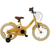 2Cycle  - Geel - Meisjesfiets 4 tot 6 jaar kinderfiets